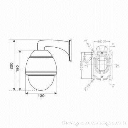 Outdoor IP Camera, IP66, HD, IR